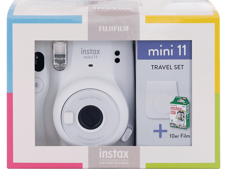 FUJIFILM Instax Mini 11 Sofortbildkamera, Weiss