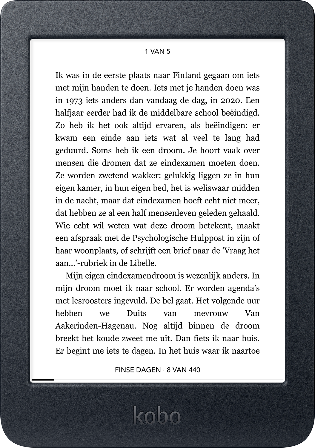 MediaMarkt Kobo Nia Zwart - 6 Inch 8 Gb (ongeveer 6.000 E-books) aanbieding