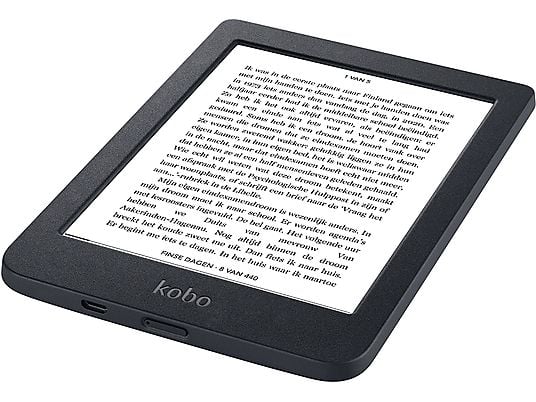 KOBO NIA ZWART - 6 inch - 8 GB (ongeveer 6.000 e-books)