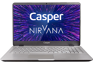 CASPER S500.1051-8550P-G-F/i7-1051/8GB RAM/1TB HD+240GB SSD/MX230 2gb/W10/15.6''/FHD Laptop Metalik Gümüş Gri