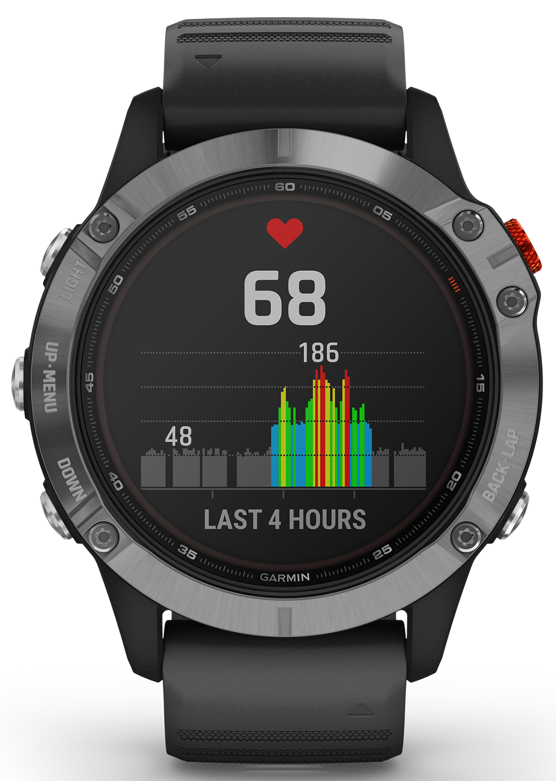 GARMIN Fenix 6 Solar Zilver/Zwart