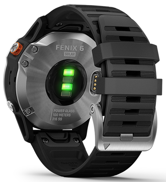 GARMIN Fenix 6 Solar Zilver/Zwart
