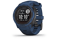 Reloj deportivo - Garmin Instinct Solar, Azul, 45 mm, 0.9", Carga solar, Bluetooth, ANT+, 16GB, 10 ATM