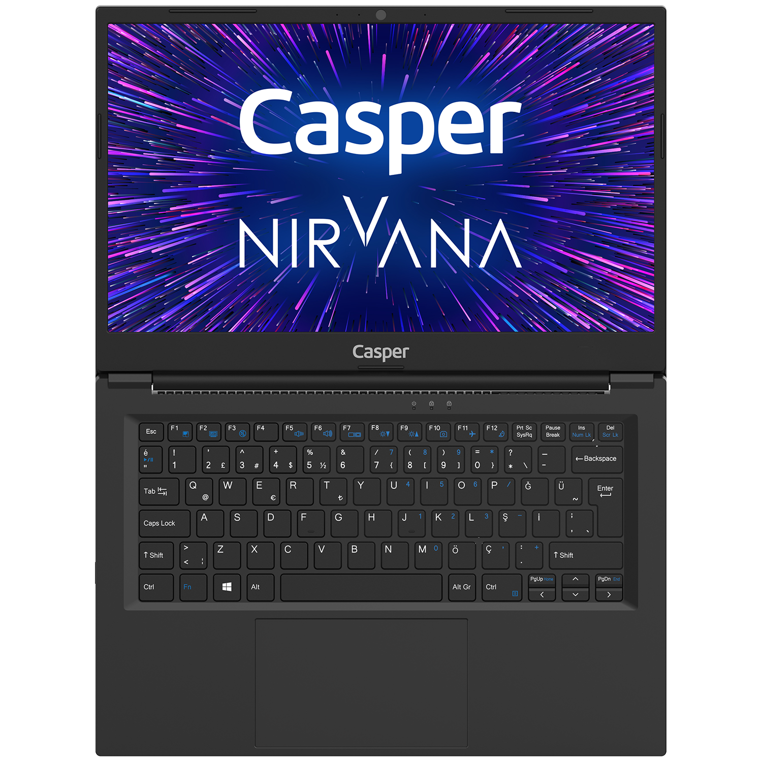 CASPER Nirvana X400.1021-4U00T-S-F/i5-1021U/4GB RAM/240GB M.2 SSD/W10/14"/ Full HD Laptop Siyah