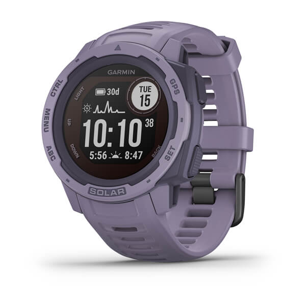 Smartwatch Garmin Instinct solar coral gps glonass reloj resistente con carga deportivo 45 mm 0.9 bluetooth ant+ 16gb 10 atm