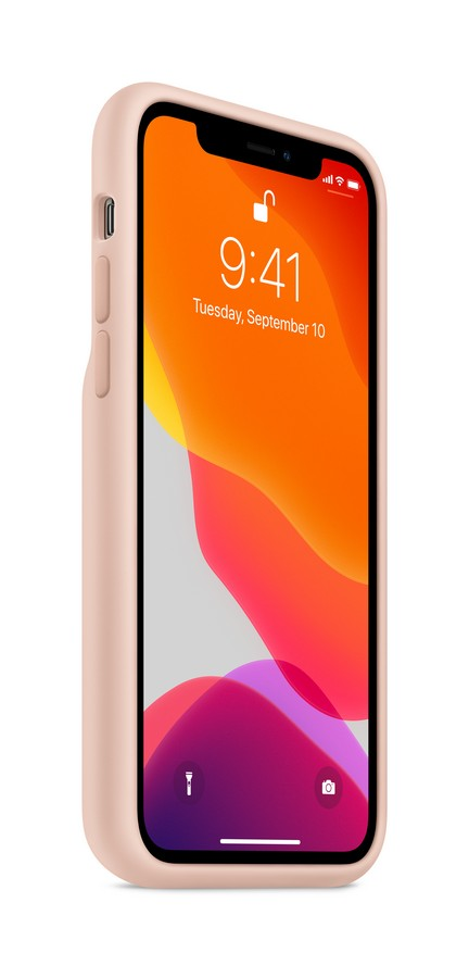 Funda batería - Apple Smart Battery Case para el iPhone 11 Pro, Exterior de silicona, Rosa arena