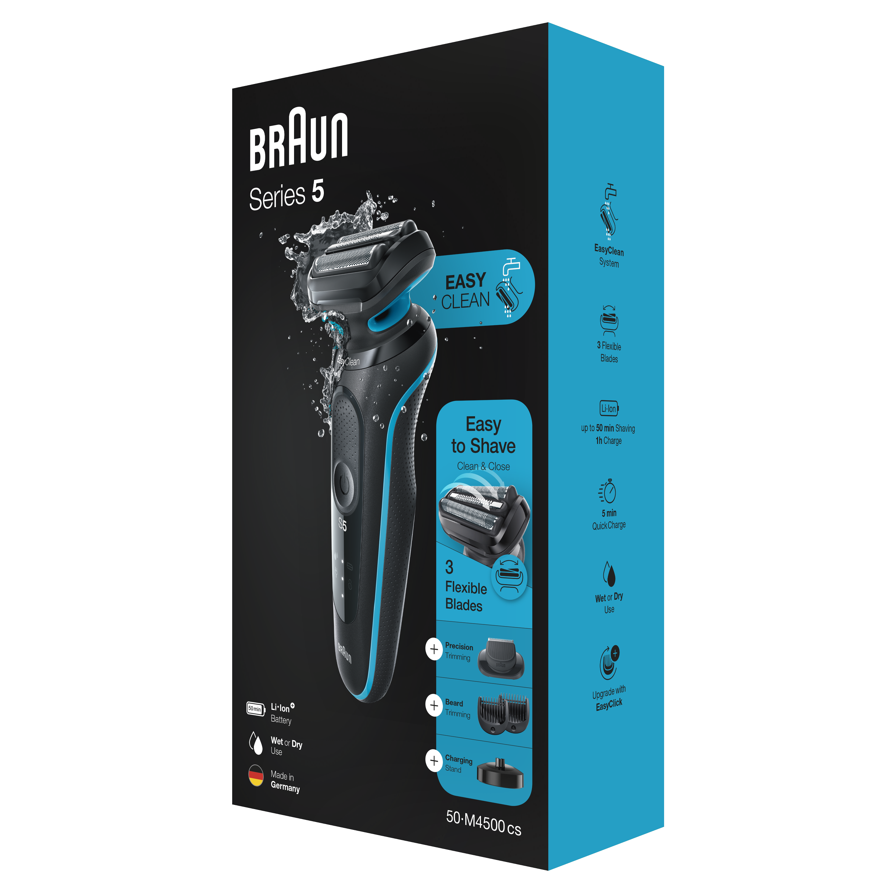 BRAUN Series 5 50-M4500cs Elektrisch Scheerapparaat