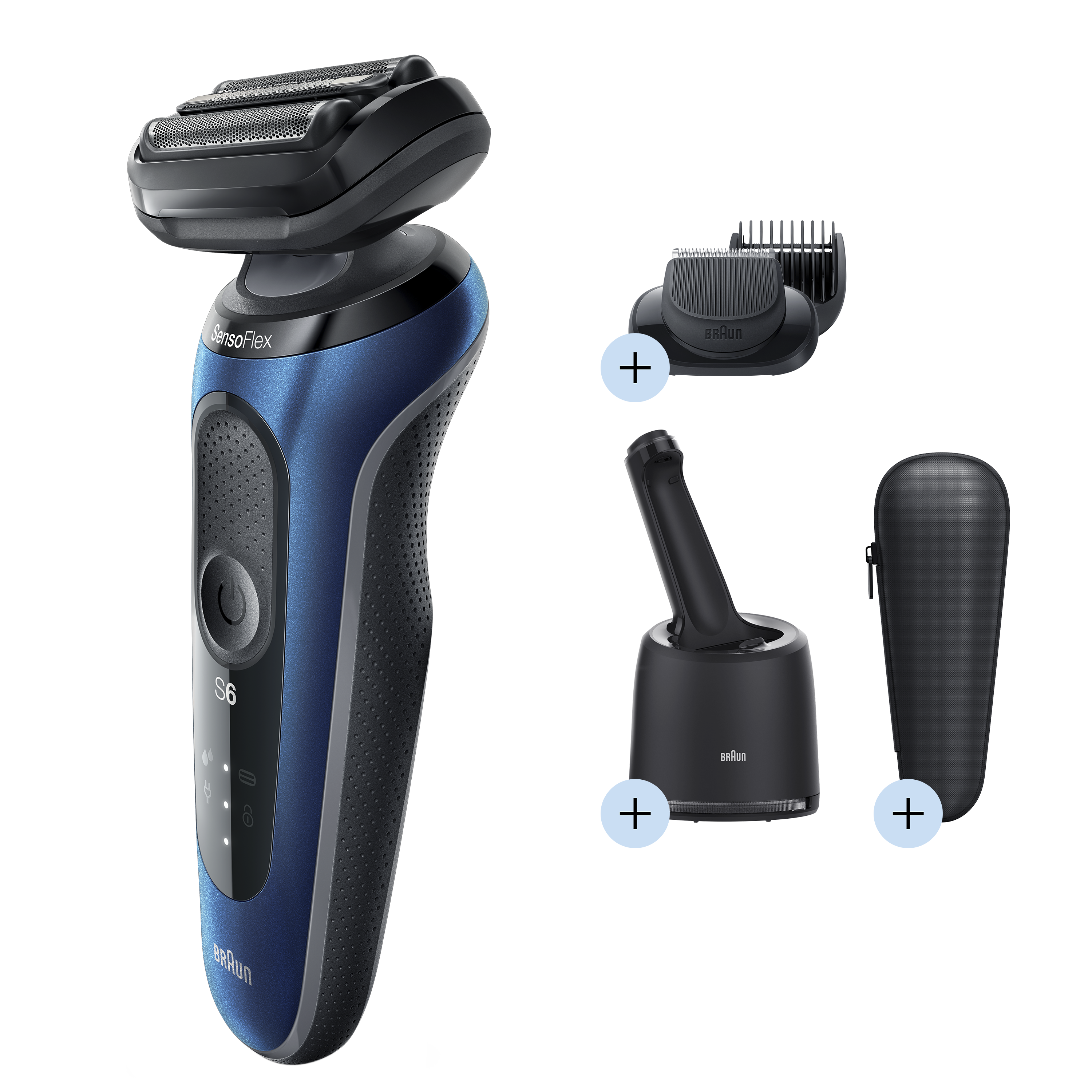BRAUN Series 6 60-B7500cc SmartCare Center Blauw