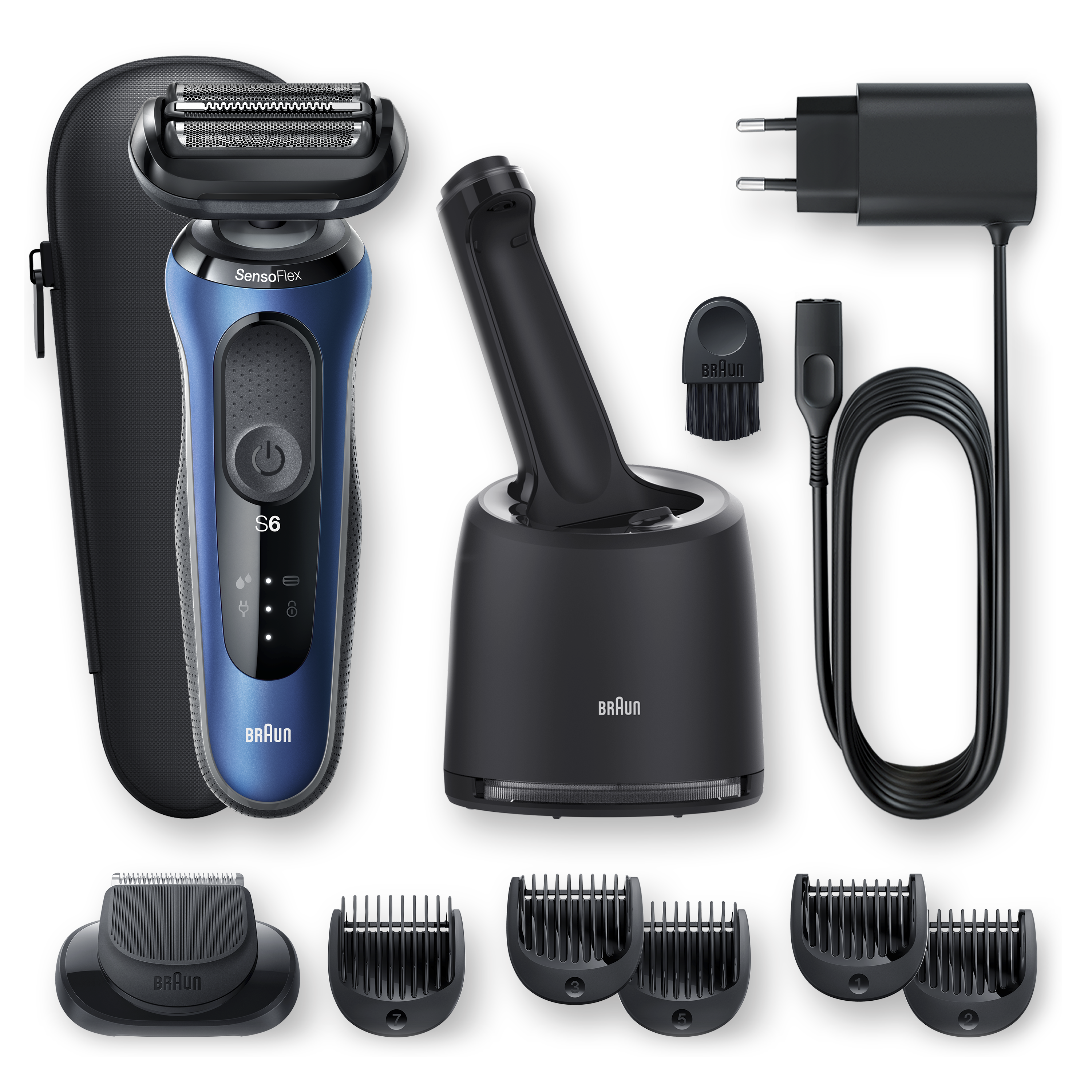 BRAUN Series 6 60-B7500cc SmartCare Center Blauw