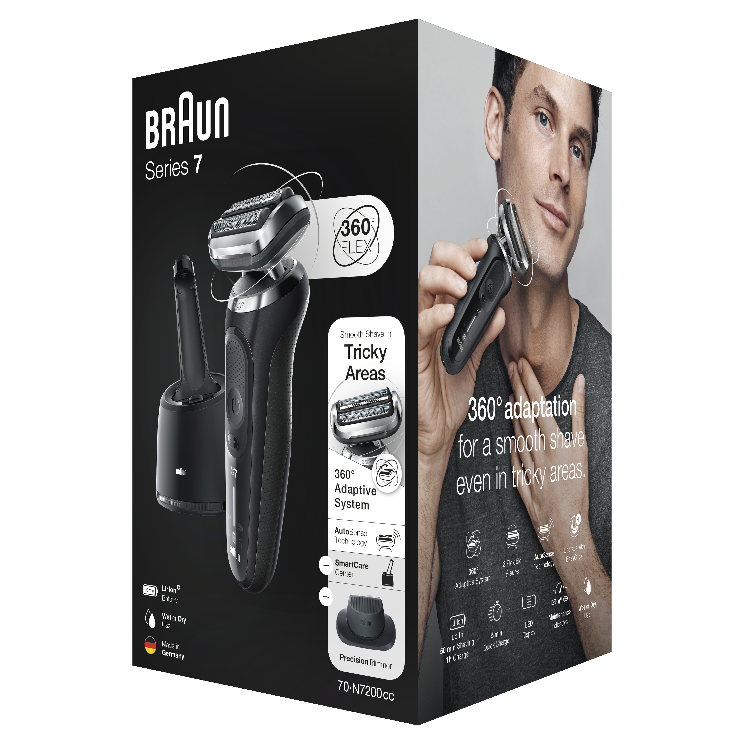 BRAUN Series 7 70-N7200cc - SmartCare Center - Elektrisch Scheerapparaat