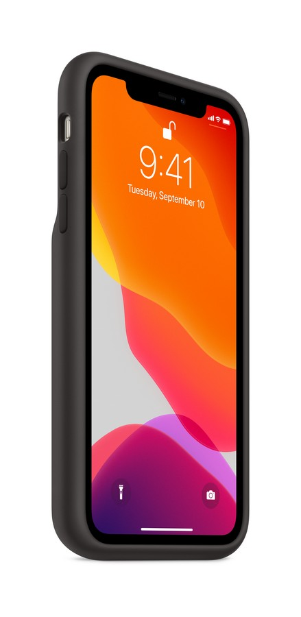 Apple Smart Battery Case, Funda batería para el iPhone 11, Exterior de silicona, Negro