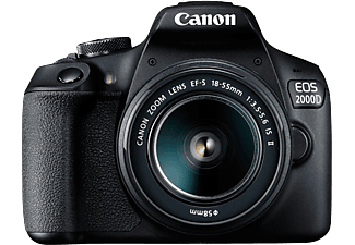 CANON Outlet EOS 2000D Digitális fényképezőgép + EF-S 18-55mm IS II kit (2728C003)