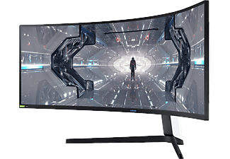 SAMSUNG Odyssey G9 C49G95TSSR 49" Ívelt Dual-WQHD 240Hz G-Sync Gamer Monitor