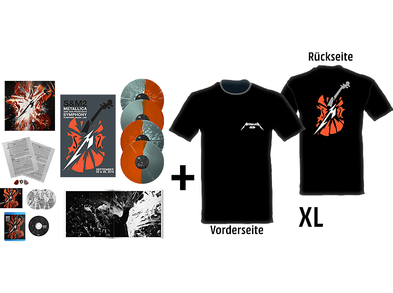 Metallica Metallica S M2 Deluxe Box Shirt Xl Nur Online Limited Edition Vinyl Mediamarkt