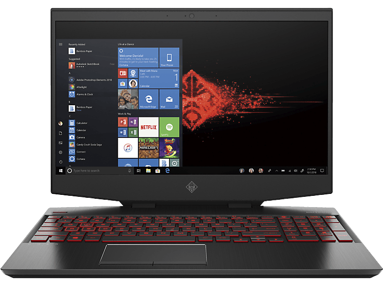 HP OMEN 15-dh1657ng, Gaming Notebook, mit 15,6 Zoll Display, Intel ...