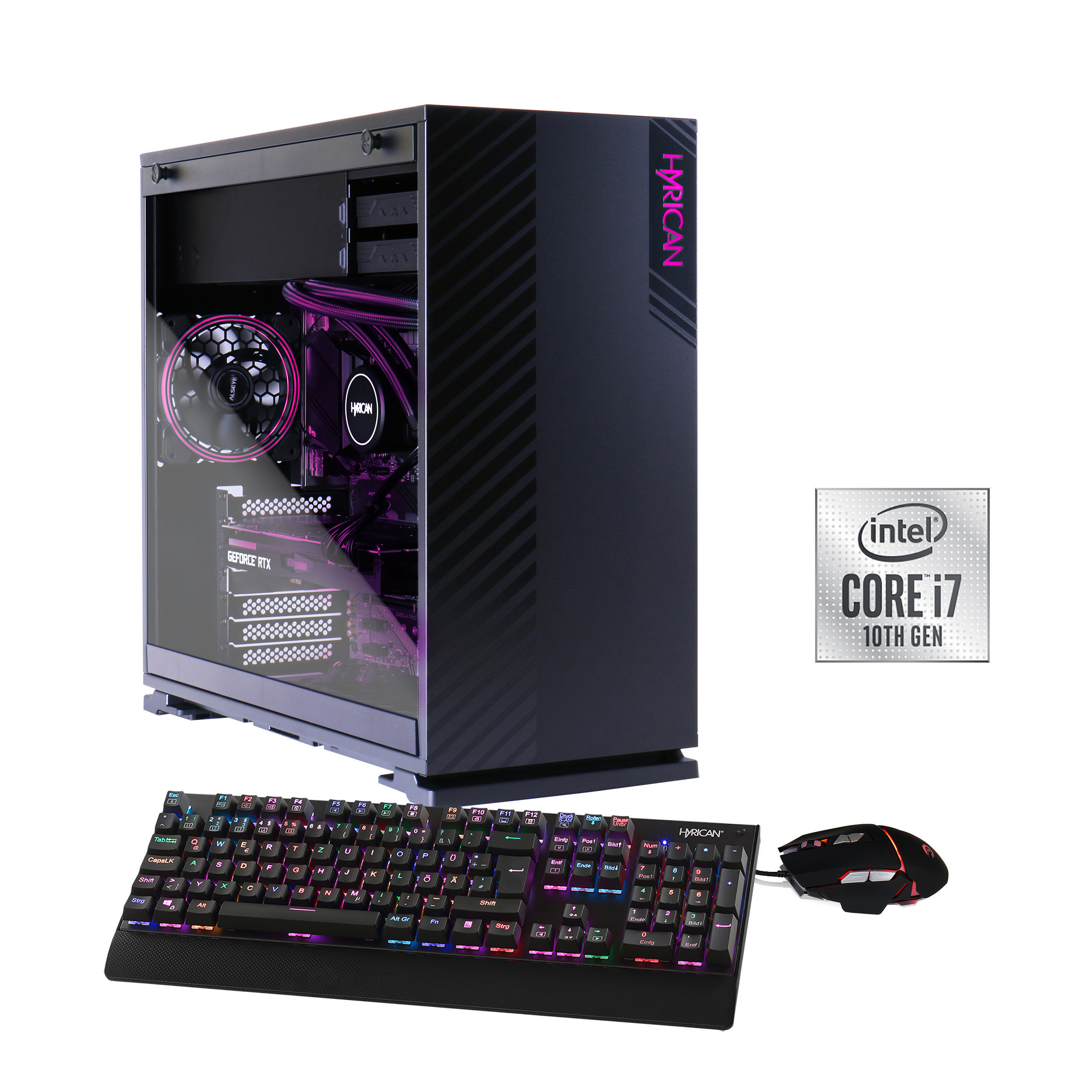 HYRICAN ALPHA 6537, Windows 10, , TB Ti HDD GeForce mit 2080 PC , , GB 500 1 16 11 SSD , Gaming i7 RAM Prozessor Intel® GB Core™ RTX GB 