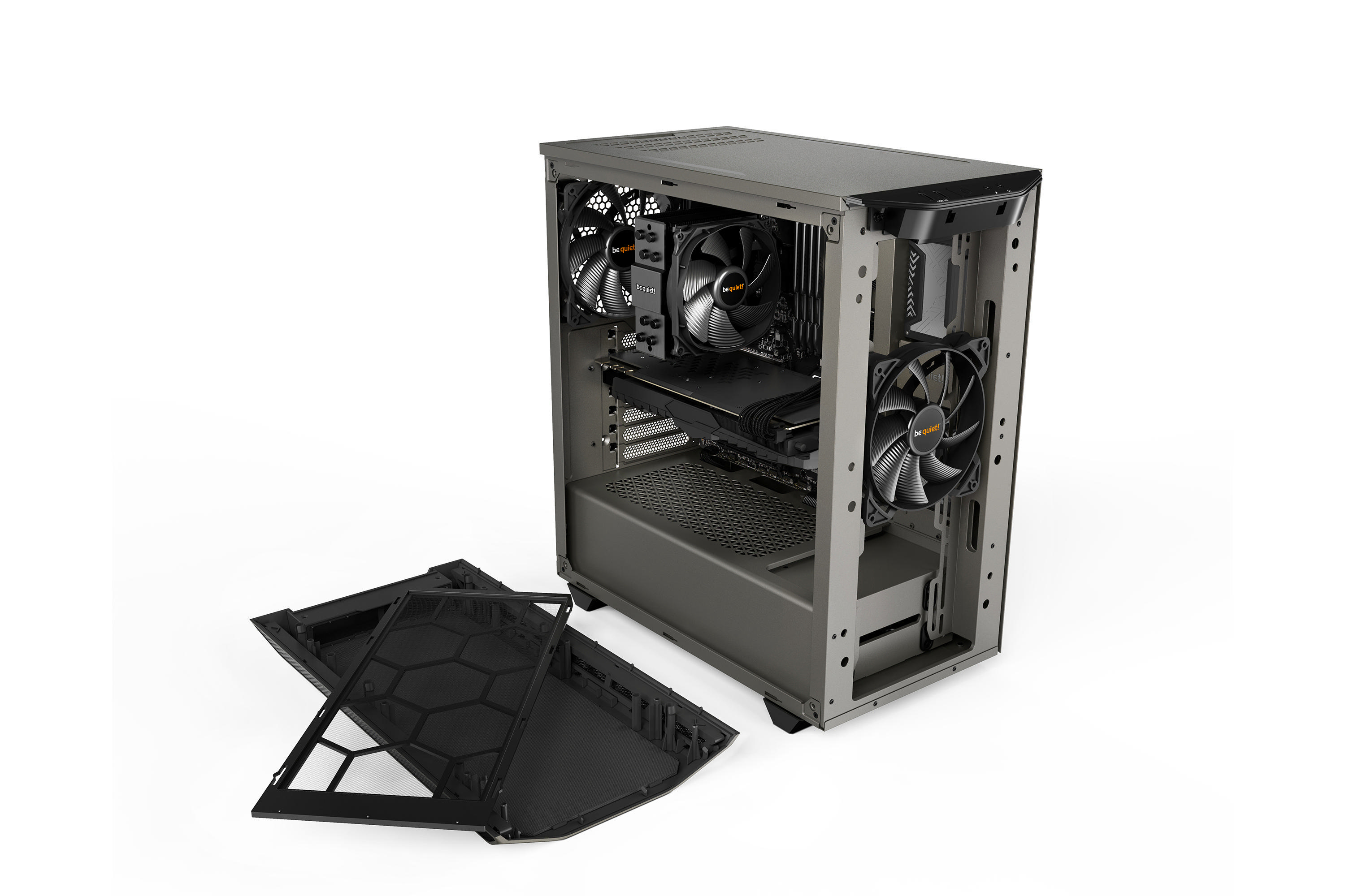 BE QUIET! PURE BASE 500 PC-Gehäuse, Grau