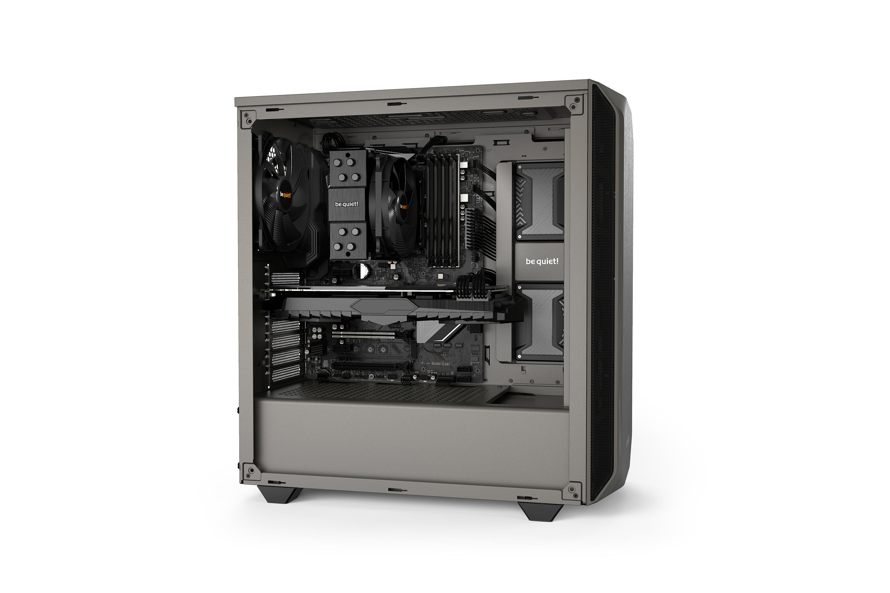 BE QUIET! PURE BASE 500 PC-Gehäuse, Grau