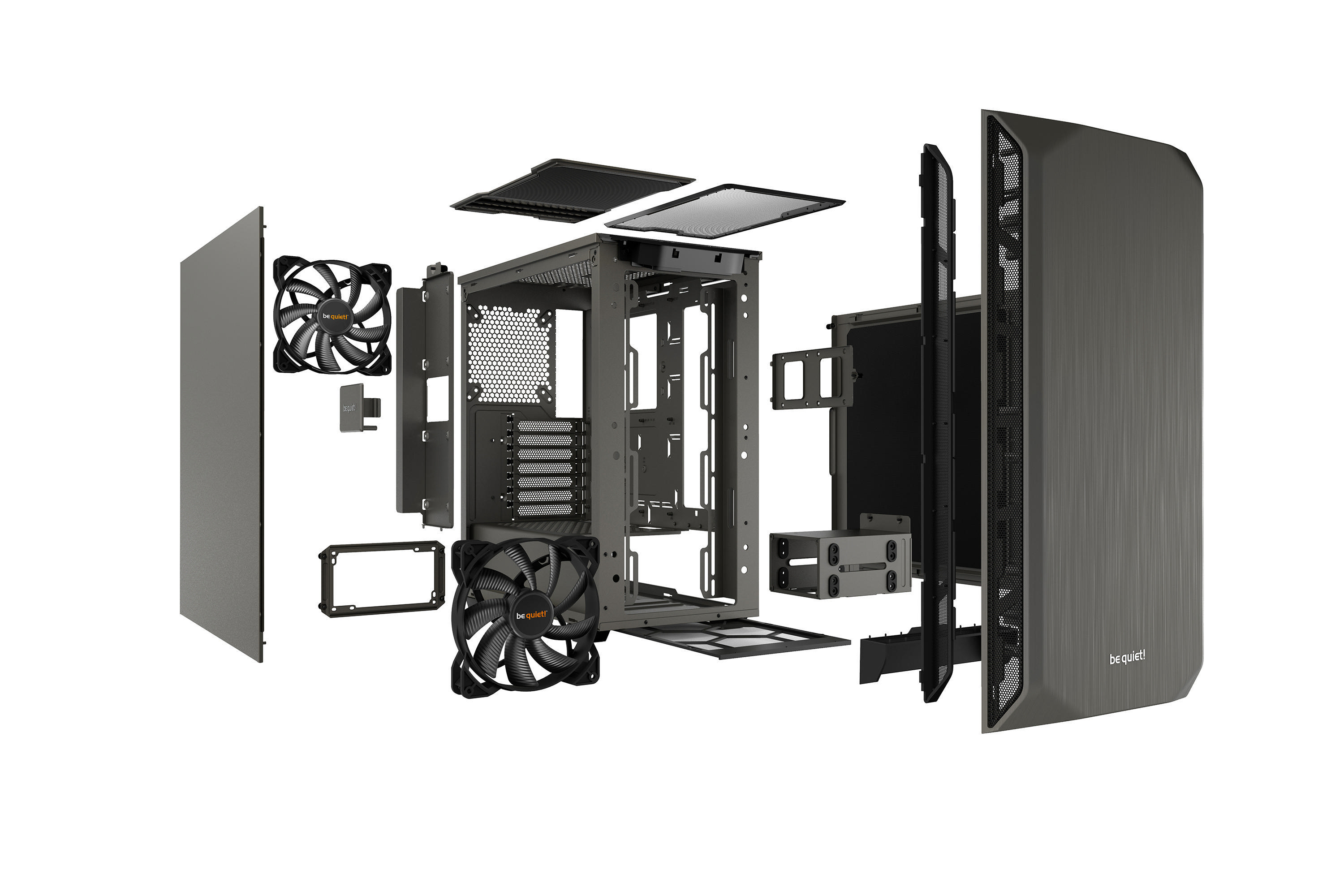 BE QUIET! PURE BASE 500 PC-Gehäuse, Grau