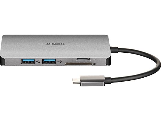 DLINK DUB-M810 - USB‑C Hub (Silber)
