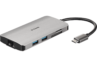 DLINK DUB-M810 - USB‑C Hub (Argento)