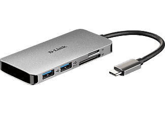 DLINK DUB-M610 - USB‑C Hub (Argent)