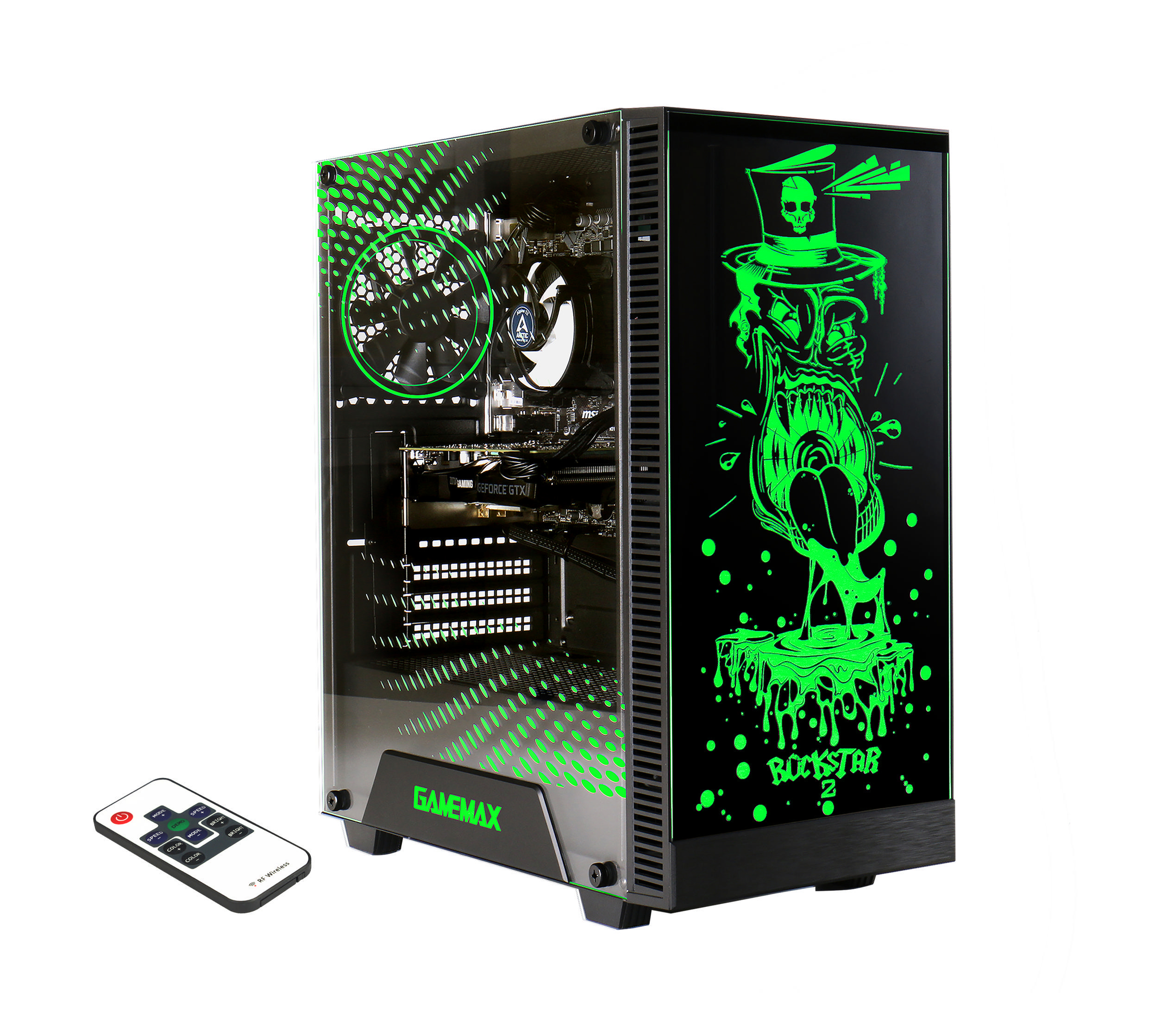 HYRICAN GAMEMAX ROCKSTAR 6552 - Intel® Core™ i7 i7-10700F - 16 GB - 480 GB - NVIDIA GeForce RTX™ 2080 Super™ - Windows 10