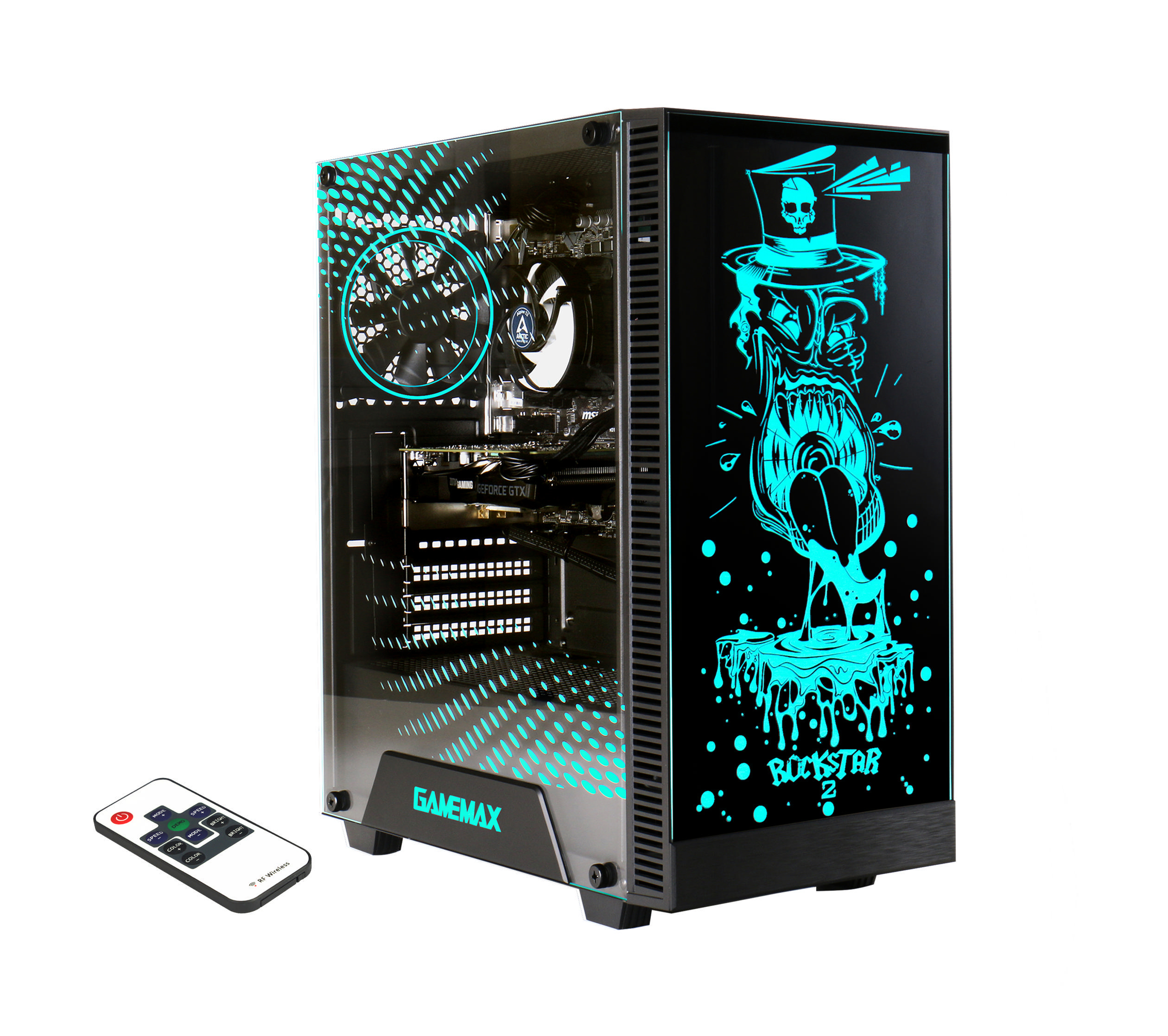 HYRICAN GAMEMAX ROCKSTAR 6551 - Intel® Core™ i7 i7-10700F - 16 GB - 480 GB - NVIDIA GeForce RTX™ 2070 Super™ - Windows 10