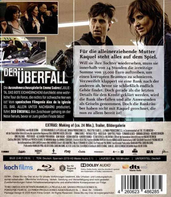 DVD-Cover eines Films auf Deutsch, Text auf Deutsch, Personen zeigend.
