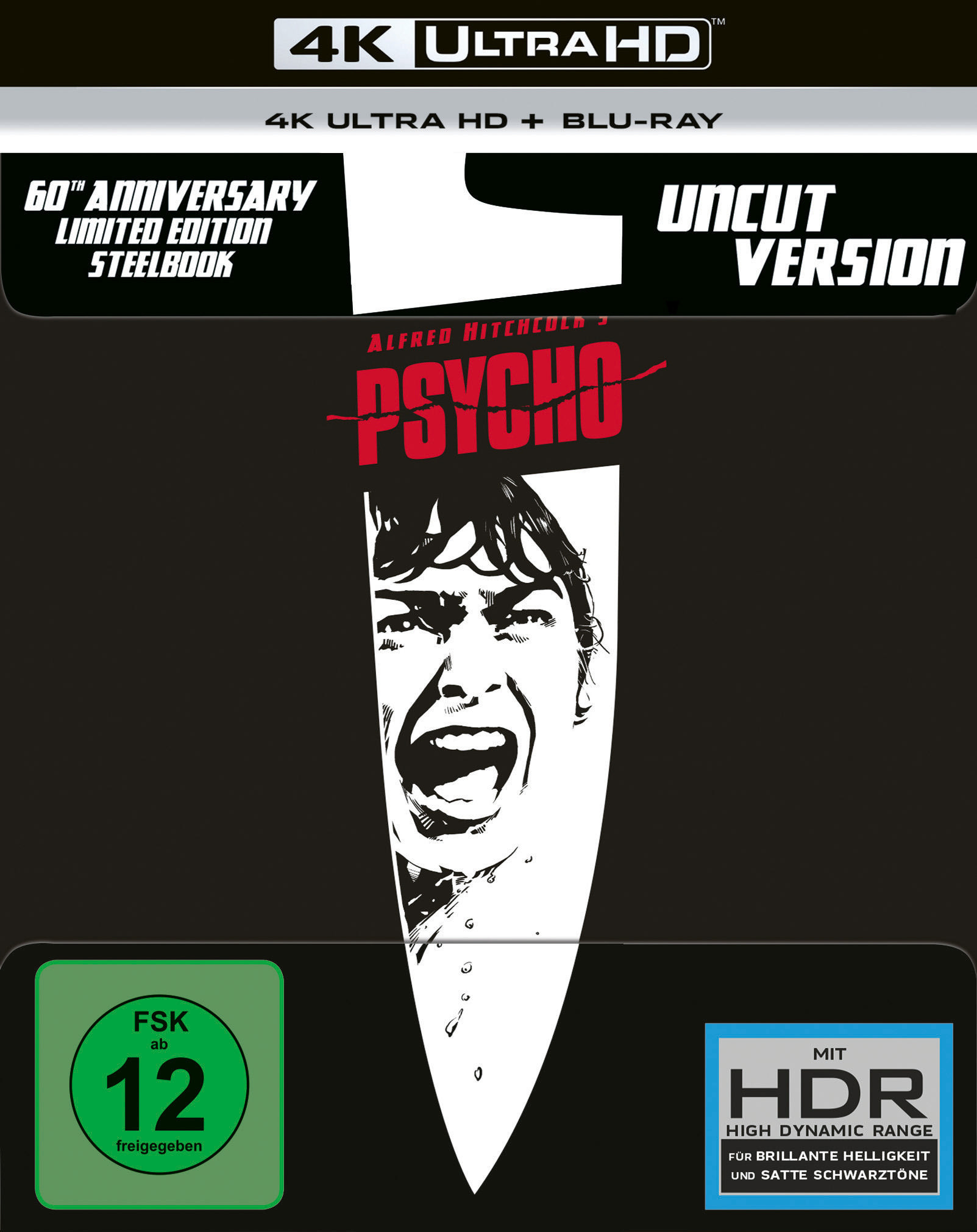 Psycho 4K Ultra HD Blu-ray + Blu-ray