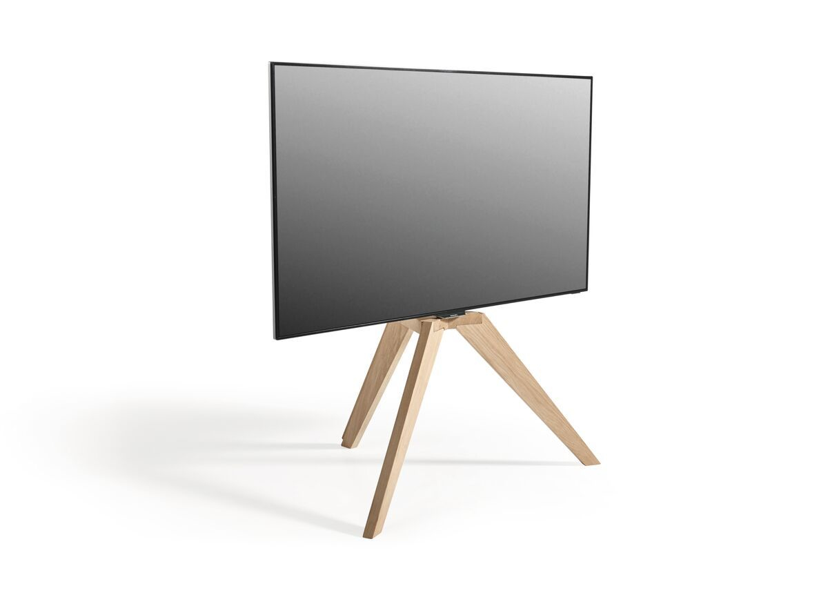 VOGEL´S Vogel's NEXT OP1 Standfuß für 117-178 cm (46-70 Zoll) Fernseher, max. 40 kg, Vesa max. 400 x 400 Standfuß, max. 70 Zoll, Eiche Hell