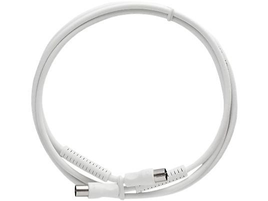 AXING BAK15090 - Câble d'antenne (Blanc)