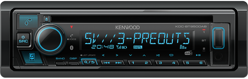 KENWOOD Autoradio Bluetooth CD USB DAB+ (KDC-BT950DAB)