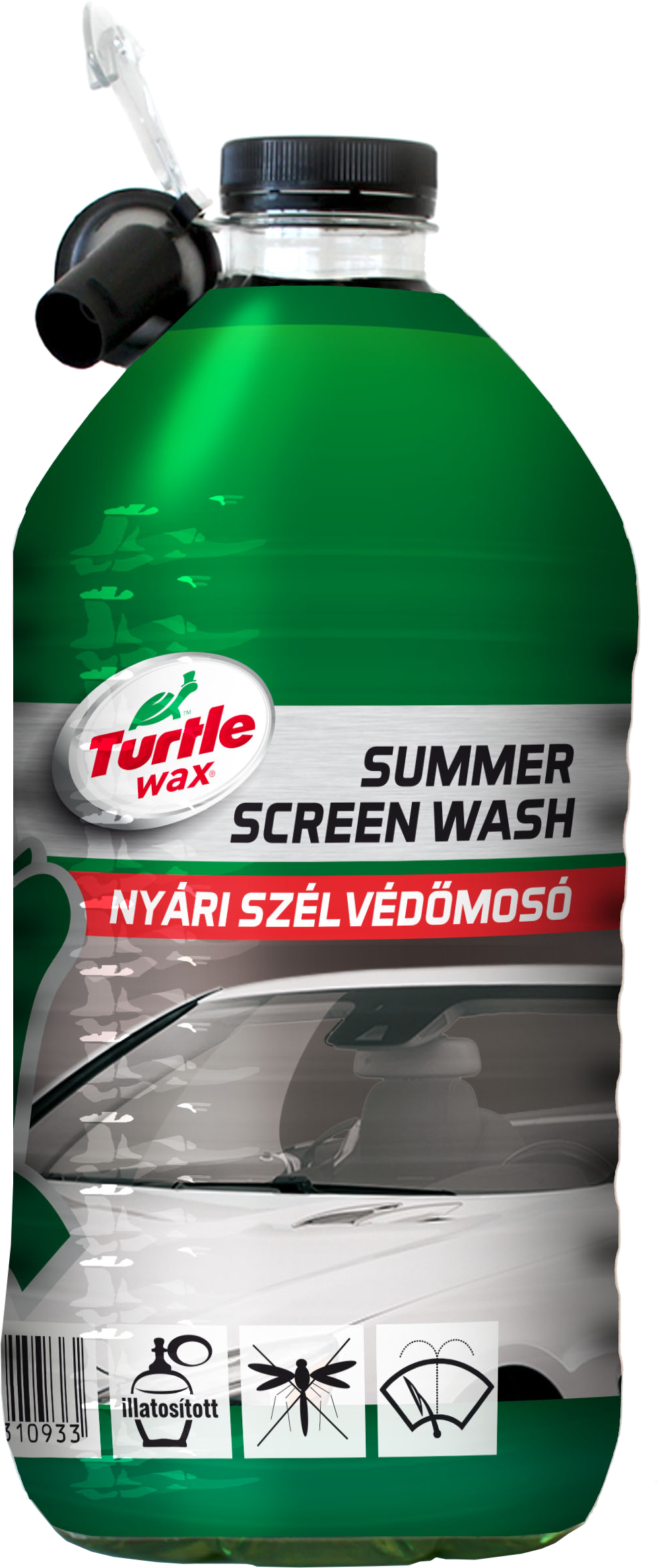 TURTLE WAX Nyári szélvédőmosó rovaroldóval, 4l