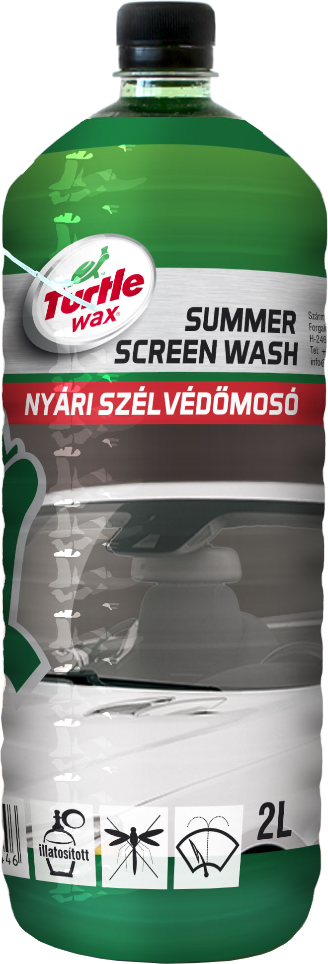 TURTLE WAX Nyári szélvédőmosó rovaroldóval, 2l