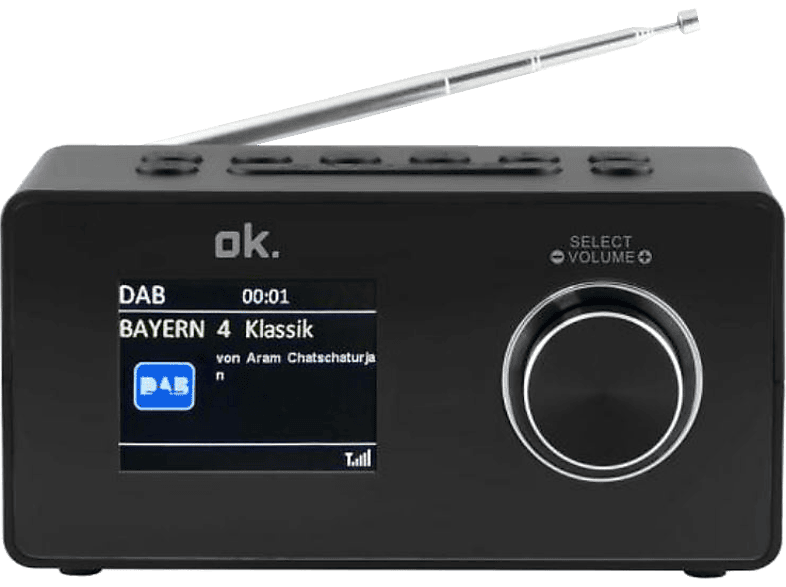 Ok Radio Dab+ Noir (ocr 430-b)