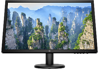 HP V24 - Monitor, 24 ", Full-HD, 75 Hz, Schwarz