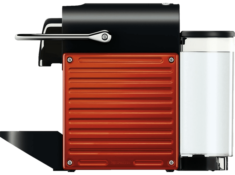 Cafetera de cápsulas - Nespresso Krups XN3006 PIXIE Presión de 19 bares, Automática, Roja