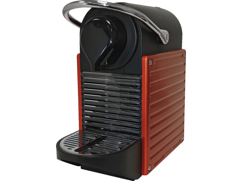 Cafetera de cápsulas - Nespresso Krups XN3006 PIXIE Presión de 19 bares, Automática, Roja