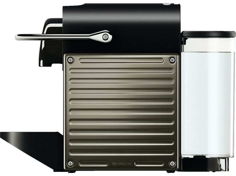 Cafetera de cápsulas - Nespresso® Krups XN3005 PIXIE TITAN, Presión de 19 bares, Automática