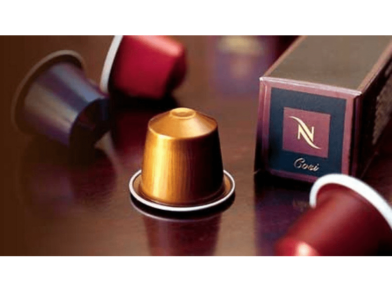 Cafetera de cápsulas - Nespresso® Krups INISSIA XN1001, Presión de 19 bares, Potencia 1260 W, Blanco