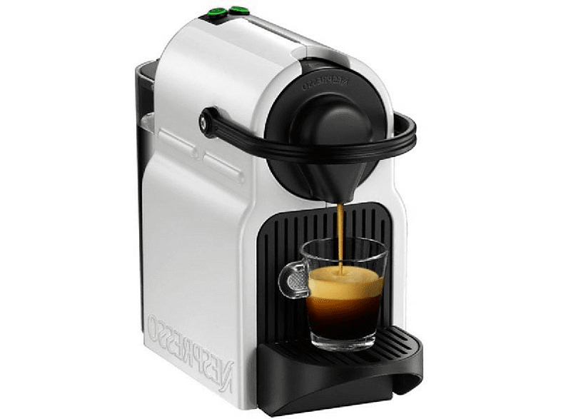 Cafetera de cápsulas - Nespresso® Krups INISSIA XN1001, Presión de 19 bares, Potencia 1260 W, Blanco