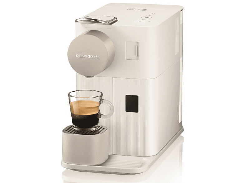 Cafetera de cápsulas - Nespresso® Lattissima One EN500.W, De Longhi, 19 bares, Jarra de leche, A++, Blanco