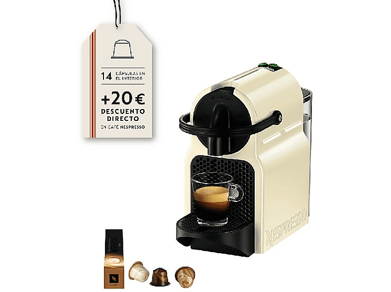 Cafetera Krups Nespresso Inissia + 20€ en café + 14 cápsulas »