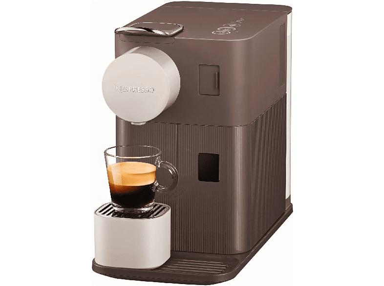 Cafetera de cápsulas - Nespresso® Lattissima One EN500.BW, De Longhi, 19 bares, Jarra de leche, A++, Marrón
