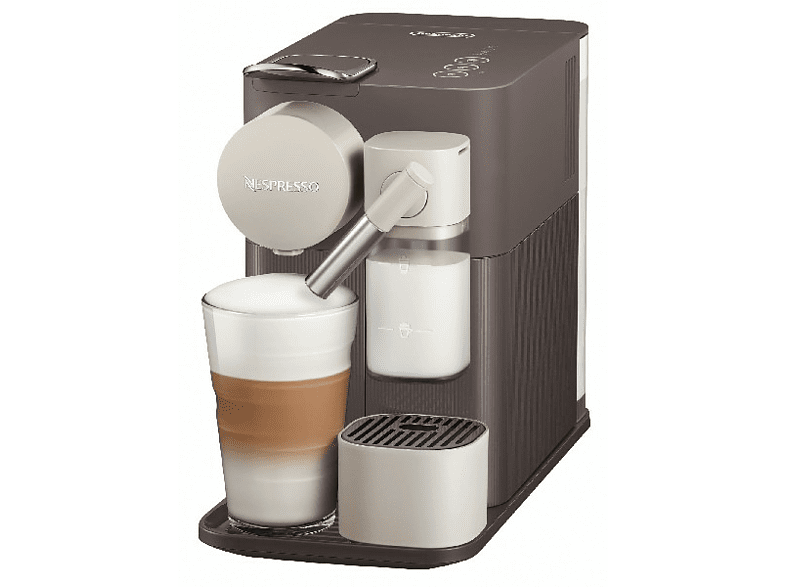 Cafetera de cápsulas - Nespresso® Lattissima One EN500.BW, De Longhi, 19 bares, Jarra de leche, A++, Marrón