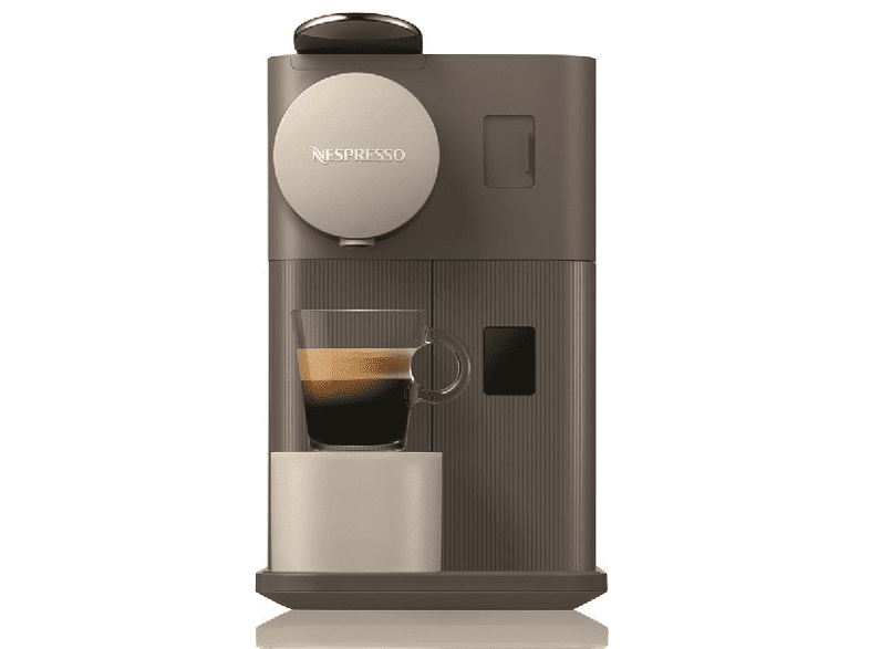 Cafetera de cápsulas - Nespresso® Lattissima One EN500.BW, De Longhi, 19 bares, Jarra de leche, A++, Marrón
