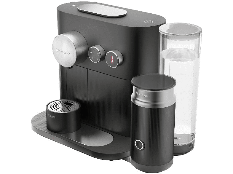 Cafetera de cápsulas - Nespresso® Krups XN 6018 EXPERT + Aeroccino, 19 bares, Bluetooth, 1260W, Negro