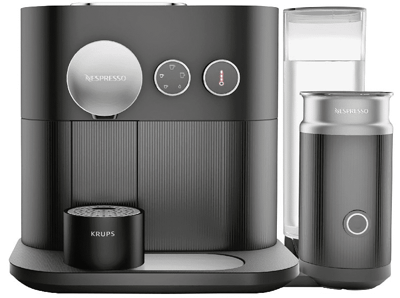Cafetera de cápsulas - Nespresso® Krups XN 6018 EXPERT + Aeroccino, 19 bares, Bluetooth, 1260W, Negro