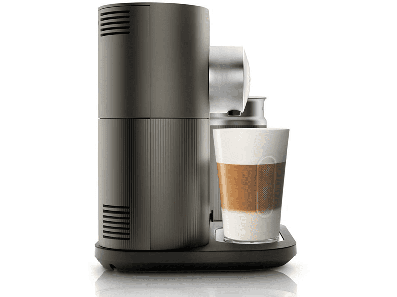 Cafetera de cápsulas - Nespresso De Longhi EN355.GAE EXPERT, Aeroccino, Bluetooth, 3 temperaturas